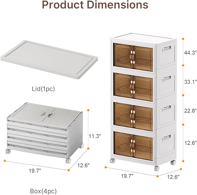 UAMFURI Stackable Storage Bins - Image 5