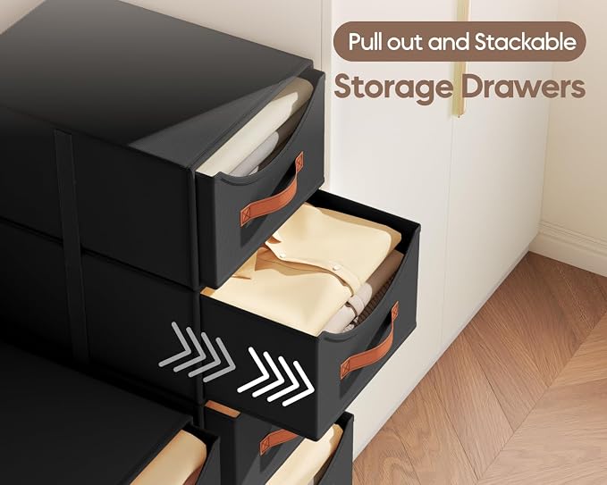 Homsorout Stackable Storage Drawers - Image 4