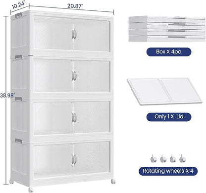 240QT Extra Large Stackable Storage Bins - Image 2