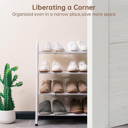 Gonfoam Expandable 4-Tier Shoe Rack - Image 7