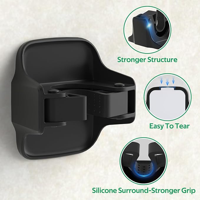 reliahom 10 Pack Broom Holder Wall Mount Mop Grippers No Drilling Self Adhesive - Image 3