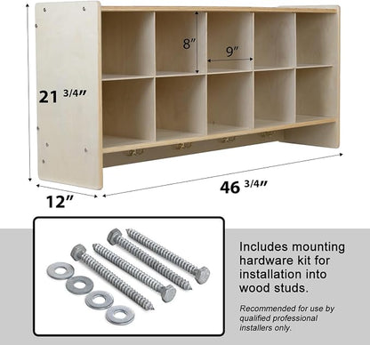 Cubby Storage Organizer Cubes, 10 Cubbies - Image 3