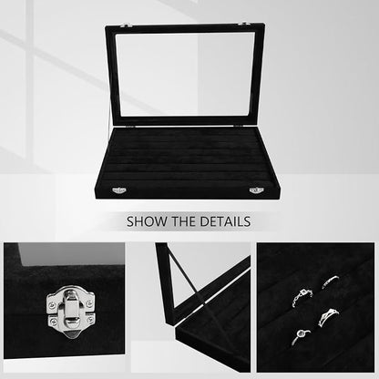 Wudygirl 7 Slot Ring Holder Organizer Display Tray - Image 5