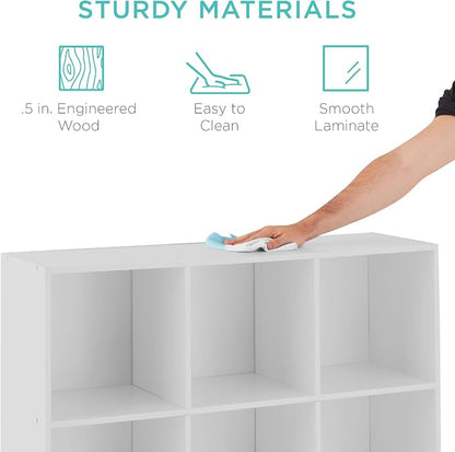 Best Choice Products 9-Cube Storage Organizer, 13.5in Shelf Opening, Display - Image 6