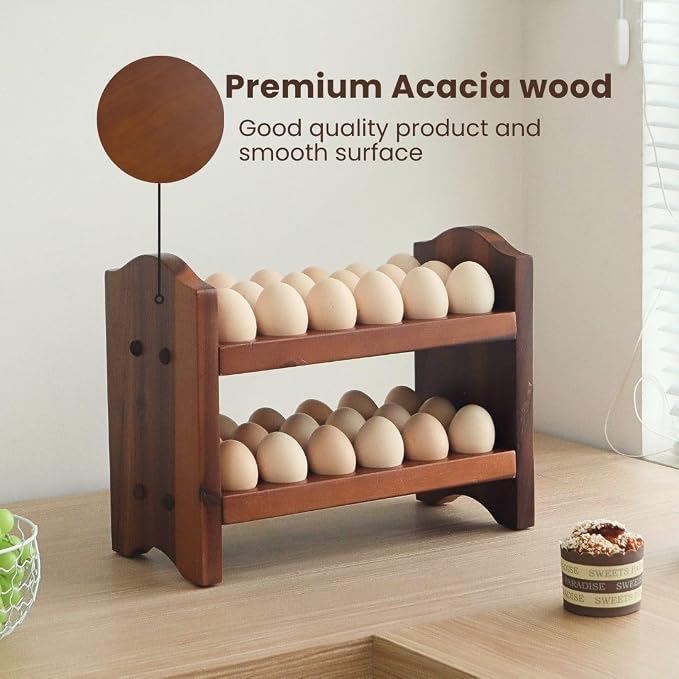 Egg Holder Countertop, Egg Storage and Egg Container - Image 4
