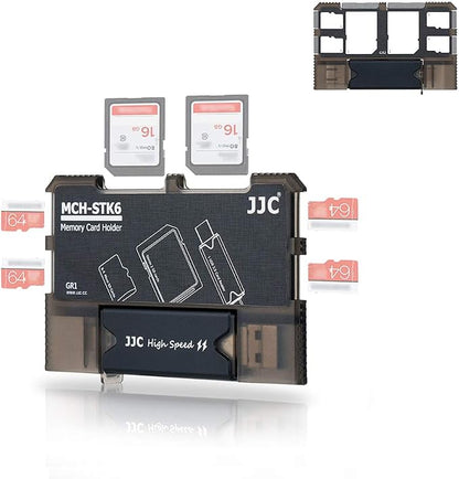Micro SD Card Holder and SD Card Case, Memory Card Storage Organizer by JJC