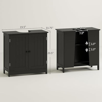 HOMCOM Under Sink Bathroom Cabinet - Image 3
