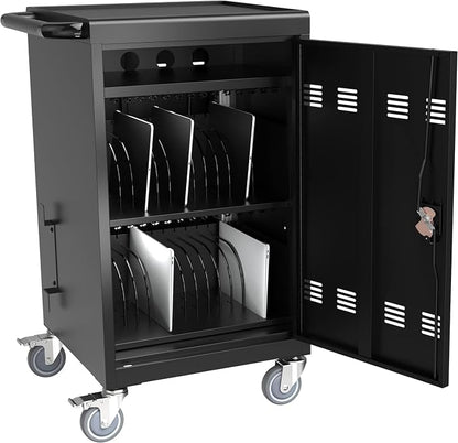 Laptop Charging Cart, 32 Devices Tablet Storage Carts by TIOPLY