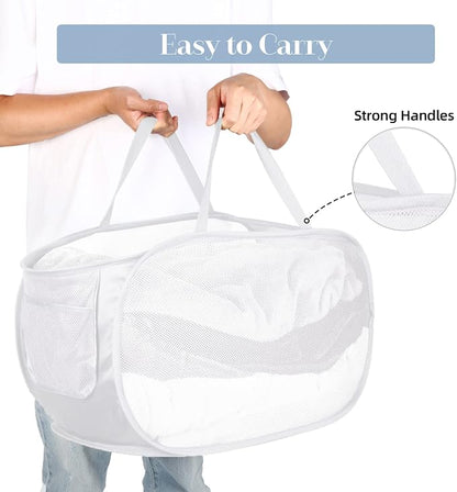 4 Pack Collapsible Laundry Baskets, Foldable Laundry Basket - Image 5