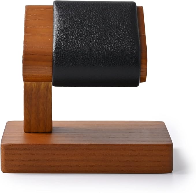 Oirlv Solid Wood Single Watch Display Stand Showcase Bracelet Bangle Jewelry - Image 5