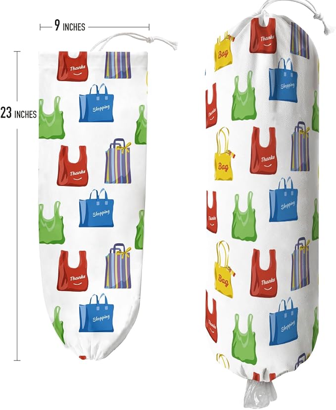 Plastic Bag Holder Wall Mount Grocery Bag Holder - Image 6