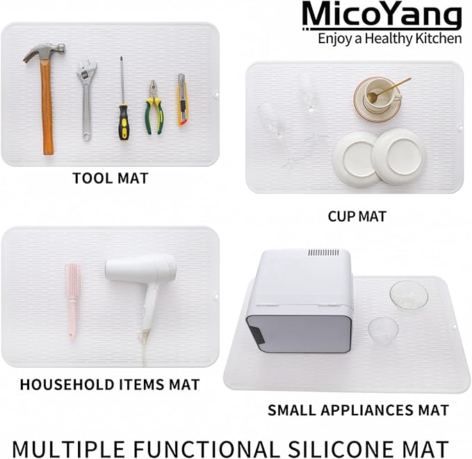 Silicone Dish Drying Mat for Multiple Usage, Easy clean, Eco-friendly, - Image 4