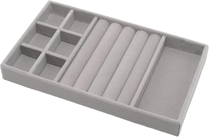 Velvet Jewelry Organizer Tray by Unknown