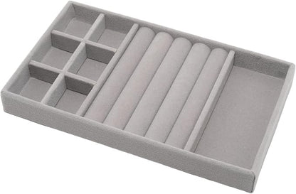 Velvet Jewelry Organizer Tray by Unknown
