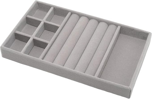 Velvet Jewelry Organizer Tray by Unknown
