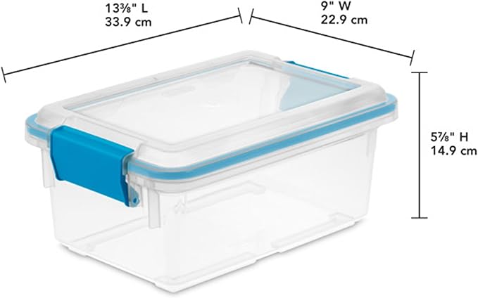 Sterilite 18-Pack Gasket Box, Weather-Resistant Storage Bins - Image 2