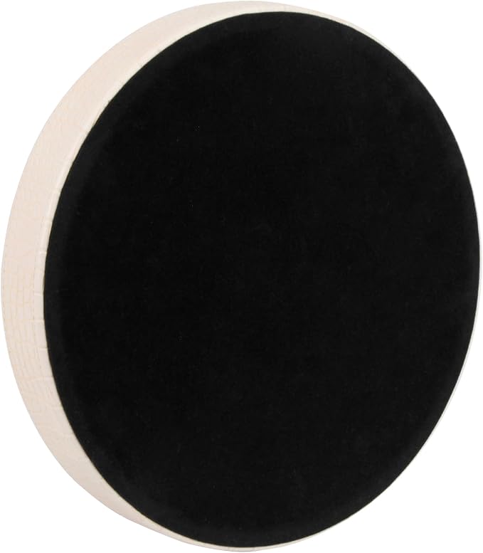 HofferRuffer Faux Leather Round Serving Tray, Vegan Croco Leather Decorative - Image 8