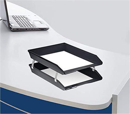 Acrimet Facility 2 Tier Letter Tray, Front Load, Letter Size/A4, Desktop File - Image 4