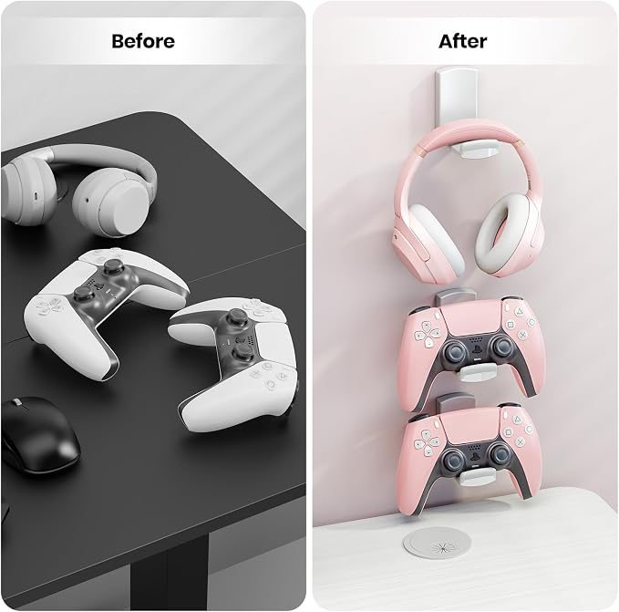 Sticky Headphone Stand Controller Holder - Image 6
