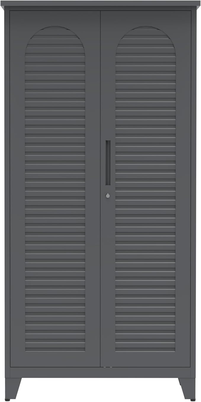 Tall Metal Tool Storage Cabinet - Image 9