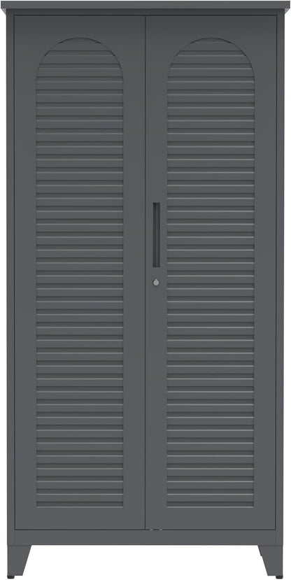 Tall Metal Tool Storage Cabinet - Image 9