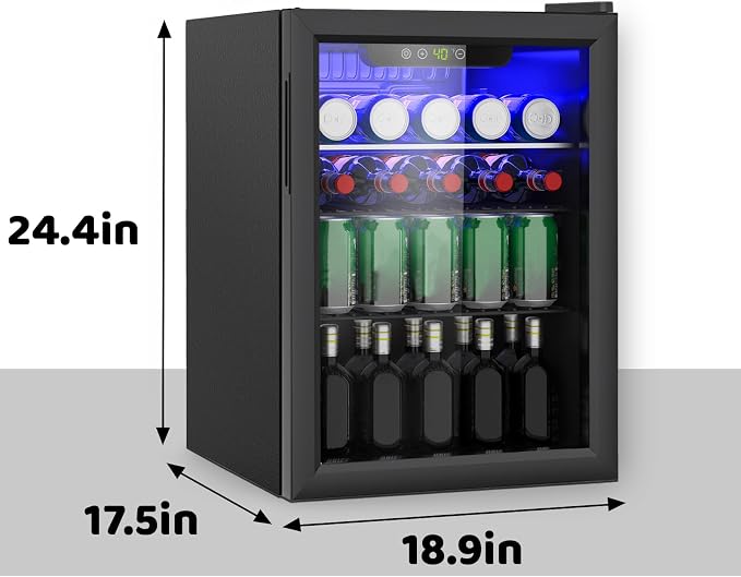 Compact 95 Can/2.6Cu.Ft Mini Fridge - Image 2
