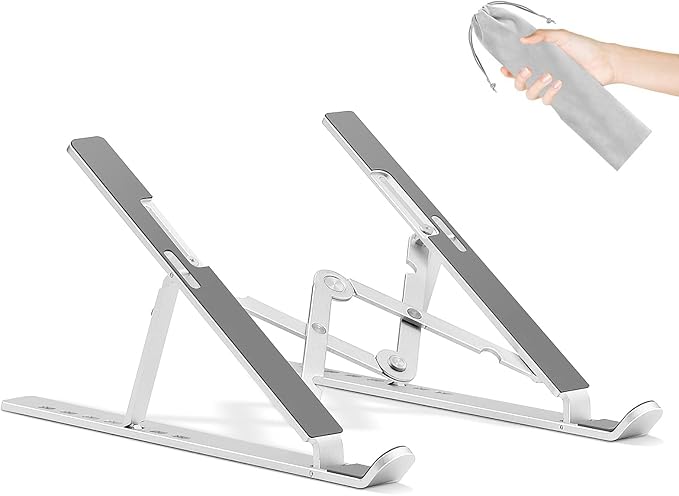 Laptop Stand, Adjustable Aluminum Foldable Portable Holder, Upgrade Whole - Image 9