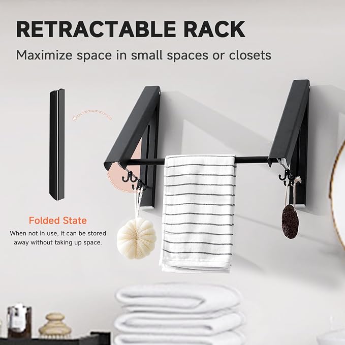 Retractable Clothes Drying Rack - Image 4