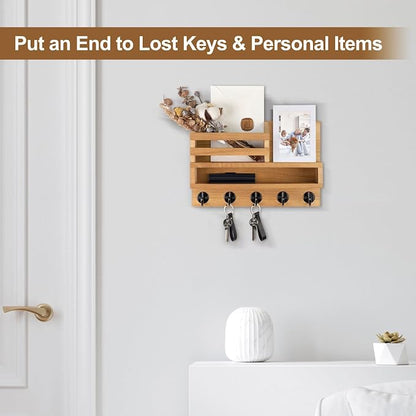Key and Mail Holder Wall Mount, Key Hanger - Image 3