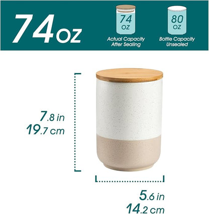 vancasso Sabine Large Ceramic Canister Set - Image 2
