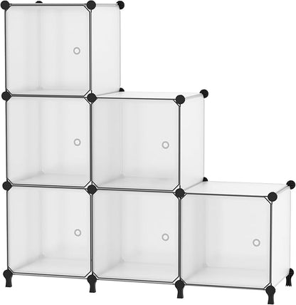 Cube Storage Organizer, 6-Cube Shelves Unit by Unknown