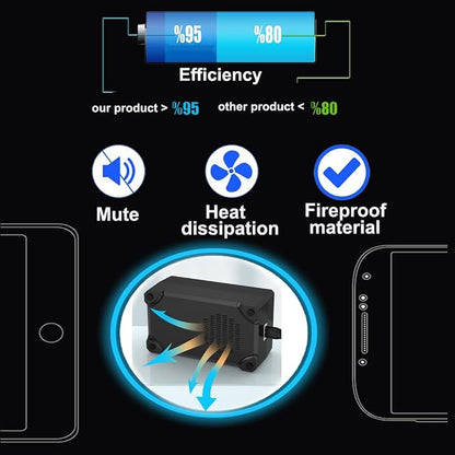150W 30-Port Multi-Device USB Charging Station - Image 3
