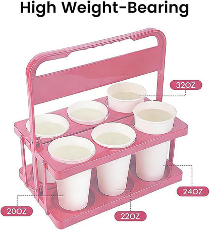 Reusable Drink Carrier with Handle - Image 9