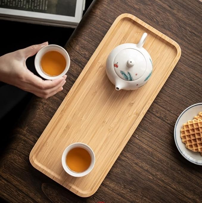 Bamboo Vanity Tray, Bathroom Counter Tray, Toilet Tank Tray, Bathroom Tray - Image 6