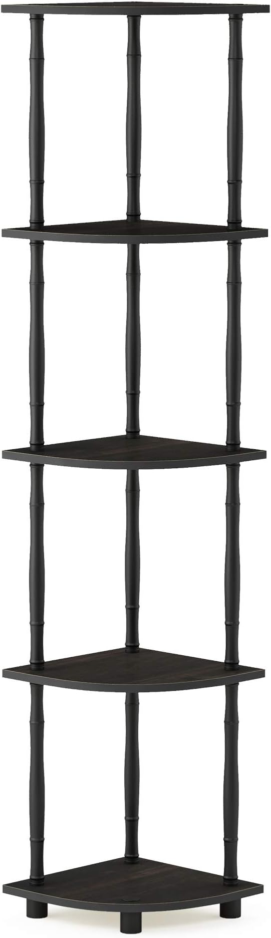 Furinno Turn-N-Tube 5 Tier Corner Display Rack Multipurpose Shelving Unit - Image 6