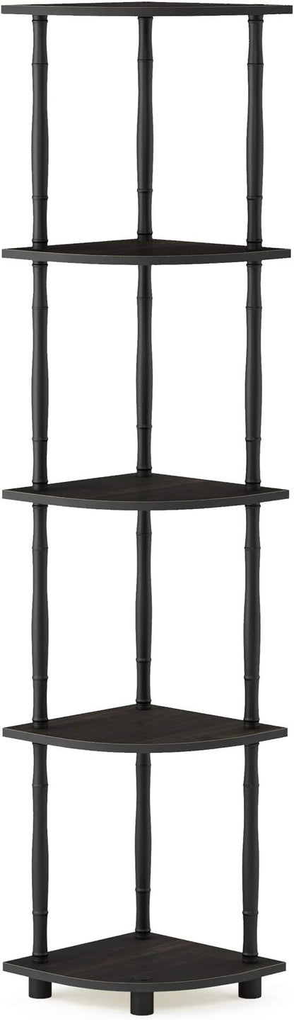 Furinno Turn-N-Tube 5 Tier Corner Display Rack Multipurpose Shelving Unit - Image 6