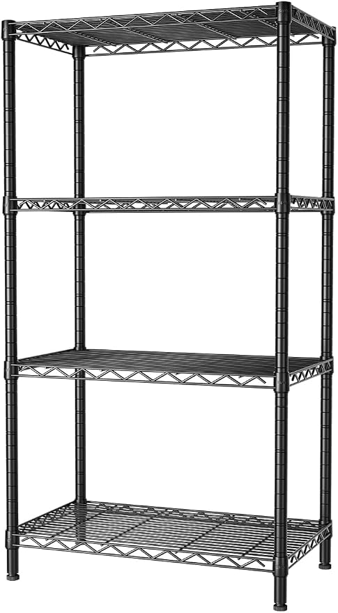 SINGAYE 4 Tier Storage Rack Wire Shelving Unit Shelves Metal - Image 9