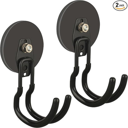 ULIBERMAGNET New Upgraded Extra Large Magnetic Hooks, 2 Pack Heavy Duty by ULIBERMAGNET