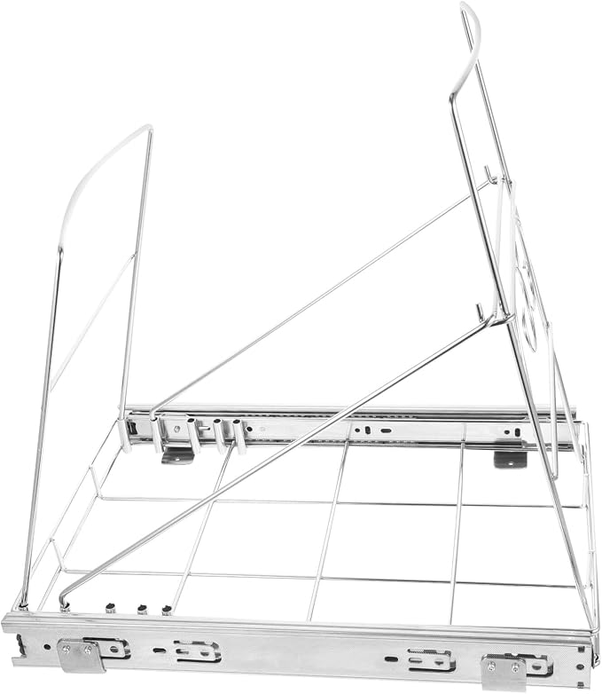 VILLCASE Adjustable Stainless Steel Pull Out Slide-out Shelf by VILLCASE