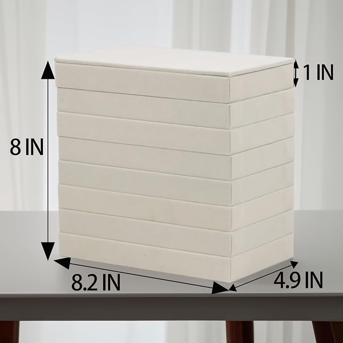 Set of 8 Stackable Jewelry Organizer Trays - Image 6