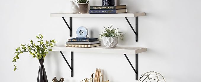 20 Pack L20 x H 12" Black Heavy Duty Shelf Brackets - Image 8