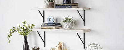 12 Pack L16 x H 10" Black Heavy Duty Shelf Brackets - Image 7