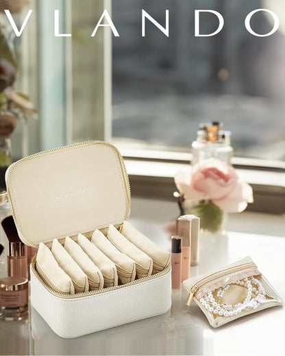 Vlando Gifts for Her, Travel Jewelry Case - Image 6