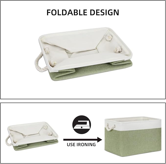 Bidtakay Large Fabric Baskets for Organizing Closet Organizers and Storage - Image 8