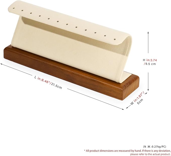 Solid Wood Jewelry Earrings Display Stand Small Jewelry Display - Image 7