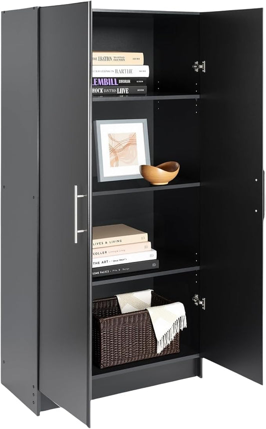 Prepac Elite Tall Garage Storage Cabinet & Pantry Storage Cupboard, 2-Door by PREPACRTASTORAGEFURNITURE