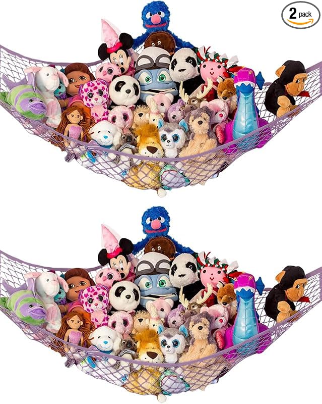Lilly's Love Large Stuffed Animal Hammock | Corner Hanging Organizer, Toy by LillysLove