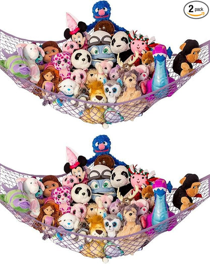 Lilly's Love Large Stuffed Animal Hammock | Corner Hanging Organizer, Toy by LillysLove