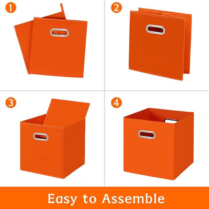 Fabric storage bins Cubes, Fabric Cube Organizer - Image 6