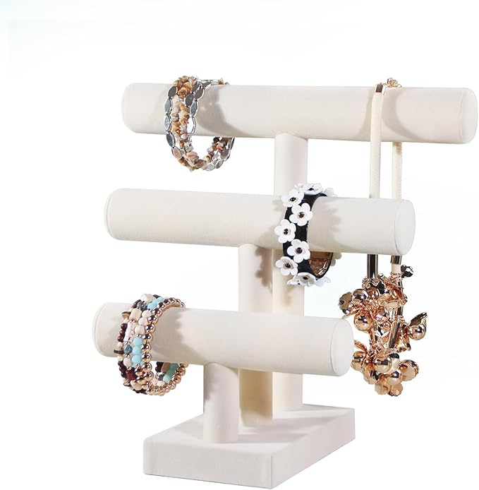 T-Bar Bracelet Holder Stand, Bracelet Jewelry Organizer Stand, Bangle Bracelet by Unknown